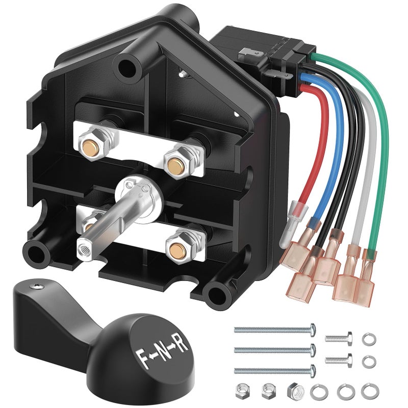 Drive-up 48V Club Car DS Forward Reverse Switch, Club Car Forward Reverse Switch Assembly with Handle and Micro Switch for Club Car DS 1996-Up Golf Carts, OEM 101753005 1012987 - Image 1